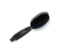 HKM Gel Brosse crinière et queue double face Bleu Foncé/Noir One Size