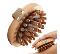 Brosse cuir chevelu - Brosse de douche avec coussin d'air, pinceaux de spa en bois | Masseur cuir chevelu, pinceaux méridiens coussin d'air pour le corps de circulation lymphatique Façon d'él