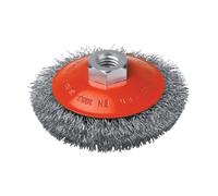 Brosse cuvette acier ondulé SCID - Diamètre 120 mm