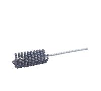 Brosse cylindrique flexible - Grain de 12 mm - Brosse fine à cylindre flexible - Outil électrique - Cylindre de moteur, boule de ponçage, polissage, ébavurage, dévitrage, fraisage en croix (M6