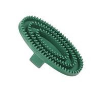 Brosse d ' entretien du pelage pour chevaux, S | Outil de toilettage ovale en silicone, dents superposées, contrôle de la boucle des doigts, lavage à l ' heure du