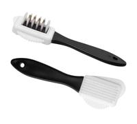 Brosse Daim Shoe Clinic | Brosse Chaussure | 4 Faces pour Nettoyer en Douceur, Enlever la Saleté + Restaurer Le Velours | Nettoyage des Bottes, Baskets, Uggs, Vêtements & Accessoires en Daim & Nubuck