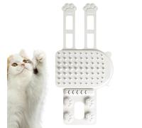 Brosse d'angle à gratter pour chat, peigne de nettoyage en silicone, 20 x 10 cm, outil de démangeaison réglable pour escalade, cadres de table
