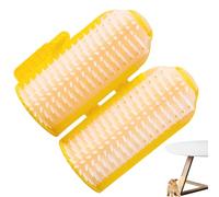 Brosse d'angle pour chat, brosse de massage d'angle pour chat, peigne de massage avec herbe à chat plus douce pour poils longs et courts, chatons, chiens, mur, bureau, étagère à livres