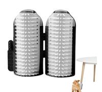 Brosse d'angle pour chats | Toiletteur d'angle pour chat - Brosse d'angle pour chat avec brosse de massage de toilettage, herbe à chat, avec herbe à chat, pour étagère murale, pour votre animal de