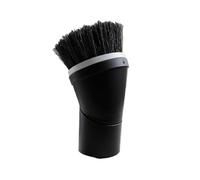 Brosse d'aspirateur de 35 mm, brosse ronde rotative avec angle réglable, embout de dépoussiérage, compatible avec les accessoires d'aspirateur Siemens, Kärcher, Miele, Bosch, Metabo, Samsung