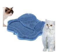 Brosse d'auto-toilettage pour chat avec fixation murale Brosse | Griffoir mural pour chat Massage d'angle des chatons à poils lon