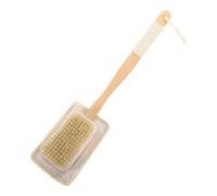 Brosse de baignade Luffa Bath avec une longue poignée, des tampons à éponge naturels | Péliers de corps pour les femmes et les hommes, le nettoyage en profondeur, l'accessoire de soins de la peau pour