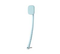 Brosse de bain, artefact de bain à long manche, outil à poils doux for frotter le dos, pas besoin de demander de l'aide for prendre un bain(Blue)