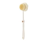Brosse de bain avec long manche | Poils haute densité des deux côtés pour le toilettage des animaux de compagnie et la salle de bain