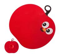 Brosse de bain - Brosse de douche en silicone avec ventouse - Pomme de dessin animé pour exfolier et frotter le dos - Outil quotidien de soins de la peau pour homme