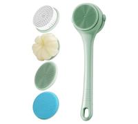 Brosse de bain électrique - Brosse de nettoyage pour corps plein | 1200mAh, nettoyeur de douche rotatif auto étanche et sans fil avec des poils doux, un ensemble de nettoyage de poignée ergonomique