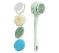 Brosse De Bain Électrique - Épurateur De Nettoyage De Corps Sans Fil Avec 4 Têtes De Pinceau | Nettoyer De Peau Rotatif Automatique Étanche Pour Femmes Hommes | Douche De Spa De Corps Complet Recharge