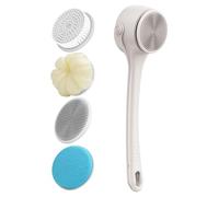 Brosse de Bain Électrique - Scrubber Sans Fil Impermeable | Nettoyant Automatique Rotatif Étanche pour Douche Soin Spa Corps Complet Peau Hommes Femmes