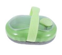 Brosse de Bain en Silicone à Massage, Exfoliation et Dosage Liquide | Tête Exfoliante, Usage à Maison Bain, Matière Silicone et Abs, Couleur Vert Clair