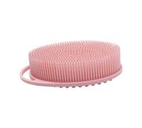 Brosse de bain en silicone avec crochet de suspension pour nettoyer efficacement la peau