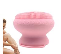 Brosse de bain en silicone pour la douche - 40 g - Brosse de bain respectueuse de l'environnement - Appareil de nettoyage de la peau polyvalent - Accessoire de douche sans danger pour les pour