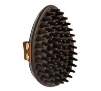 Brosse de Bain et Nettoyage pour Animaux Brosse de Toilettage Brosse de Massage Gant de Brossage Manuel en Caoutchouc avec Sangle à Rivets Convient Soins Réguliers Utilisation en Intérieur
