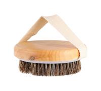 Brosse de Bain Massante Brosse, en Bois Marron | Exfoliante, Peau Douce et Agréable, Stimulation du Flux Lymphatique, Circulation Améliorée