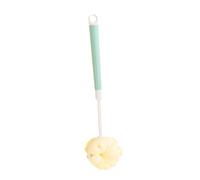 Brosse De Bain, Outil De Nettoyage À Long Manche, Brosse Dorsale Deux En Un, Manche Rétractable, Convient Aux Personnes Vivant Seules(Green)