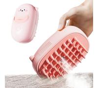 Brosse de bain pour animaux de compagnie - 13 x 6 x 7,5 cm, brosse de toilettage 3inn1, nettoyeur vapeur pour petits animaux de compagnie, technologie de nettoyage à poils longs ou courts, lapin