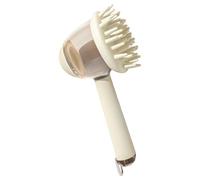 Brosse de bain pour chien - Brosse de toilettage en silicone pour animaux de compagnie - Pour le lavage et le déshydratation - Brosse de massage pour chien pour le bain - Outil de nettoyage de