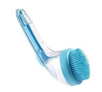Brosse de bain pour chien, outil de toilettage et d'élimination des poils, brosse mutuelle pour douche, pour chiens, chats, chiots, chatons, intérieur/extérieur, maison, salle de bain
