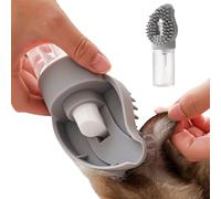 Brosse de bain pour chiens | Brosse de bain ergonomique avec distributeur de savon, peigne pour chats et chiens pour toilettage chute de poils massages douche