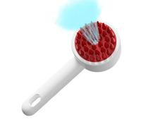 Brosse de bain pour chiens - Outils de nettoyage de massage pour le toilettage des chats, peigne pour épilation avec spray pour animaux de compagnie, démêleur doux et confortable pour chiens, chats