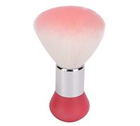 Brosse de balayage de cheveux cassés, coiffure professionnelle, brosse de nettoyage de cheveux cassés pour salon de coiffure et salon de coiffure, matériau ABS en nylon gris rose (Rose)