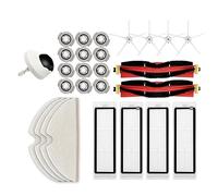 Brosse de balayage haute efficacité pour le bord principal et latéral - Filtre HEPA - Pour aspirateur S5Max Pure Robot - Kit de rechange pour filtre collecteur de poussière