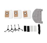 Brosse de balayeuse, filtre de rechange, tamis, sac à poussière, brosses latérales, accessoires de balayeuse, matériau en silicone ABS durable de haute qualité pour balayeuse M8 Pro