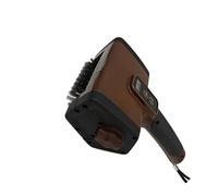 Brosse de barbecue électrique avec lumière LED et protection anti-éclaboussures en acier inoxydable 304 Poils rotatifs pour barbecue extérieur Nettoyage USB C Brosse de barbecue