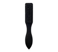 Brosse de barbier pour homme - Brosse de nettoyage pour le cou - Brosse à barbe douce avec poignée en bois pour la coupe de cheveux de barbier - Petite brosse à barbe avec poignée pour homme