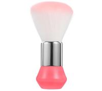 Brosse de Barbier Rose en Nylon PP Aluminium pour Coupe de Cheveux | Plumeau de Cou, Nettoyage Rapide et Doux, Usage Maison ou Salon, Outil Multifonction pour Coiffeur