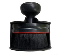 Brosse de brillance pour pneus de voiture avec support pour pneus, roues, jantes, rayons, grilles, embout d'échappement, pare-chocs, garde-boue, grille d'aération et essuie-glace (noir rouge)