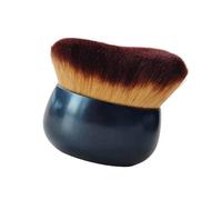 Brosse de bronzage ergonomique pour le corps, grande taille, sans traces, pour le cou, les jambes, les bras, finitions lisses, brosse kabukis professionnelle