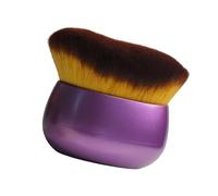 Brosse de bronzage ergonomique pour le corps, grande taille, sans traces, pour le cou, les jambes, les bras, finitions lisses, brosse kabukis professionnelle