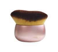 Brosse de bronzage ergonomique pour le corps, grande taille, sans traces, pour le cou, les jambes, les bras, finitions lisses, brosse kabukis professionnelle