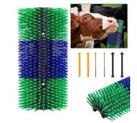Brosse de changement de pelage pour cheval, brosse à cheval semi-circulaire, brosse de massage contre les démangeaisons, brosse magique pour cheval, brosse à gratter universelle, accessoire de