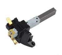 Brosse de charbon de rechange grise pour aspirateur moteur électrique - Longueur 30 mm avec support à ressort - Compatible avec diverses marques et machines à souffler - Matériau en poudre de cendres