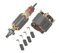 Brosse de charbon de rotor, accessoires d'outils électriques avec stator et rotor, 4 brosses de charbon pour broyeur HR4003C HR4013C HR4001CX HR4011C