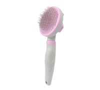 Brosse de chat facile à nettoyer : peigne de décomposition pour chien facile à nettoyer, brosses capricieuses plus éblouissantes pour peigner les cheveux, brosse de dématition du manche sans