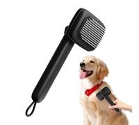 Brosse de chat pour se débarrasser des cheveux courts, brosse à cheveux de chat - peigne d'élimination du chien, accessoires d'alimentation réglables avec un peigne de conception de cordon de compagni