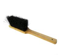 Brosse de cheminée à long manche en fibre de noix de coco avec manche en bois pour le nettoyage du foyer, l'élimination de la suie, outil d'entretien du poêle 34 cm