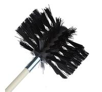 Brosse de cheminée, Brosse de Nettoyage, Brosse de ramonage, Brosse de Nettoyage d'évent de sécheuse, Outil de Balayage de Conduit Sec, tête en Nylon for Le Nettoyage de l'évent de sécheuse(150mm)