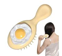 Brosse De Cheveux De Voyage - Brosse À Cheveux À Coussin D'air, Pinceau De Cuir Chevelu De Dessin Animé Portable | Détangler Un Pinceau Avec Des Accessoires De Poignée Confortables, Mignon De Brosse D