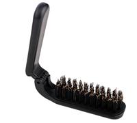 Brosse De Cheveux Pliants Et Barbe Portables - Poix De Soie Compact Pour Hommes - Outil De Toilettage Pliable De Poche Pour La Moustache, La Barbe Et Le Coiffure - Brosse De Voyage Antistatique De Dém