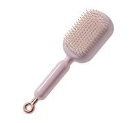Brosse de cheveux rétractable - brosse de massage du cuir chevelu, nettoyeur de fragments de cheveux | Conception de voyage portable, anneau de traction rétractable et ergonomique - adapté aux femmes