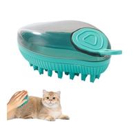 Brosse de chien en silicone, pinceau de shampooing pour chiens,Brosse de douche épuroleure en forme de mangue | Utilisation humide et à sec Gale douce avec outil de trou de suspension pour chiot wolfh